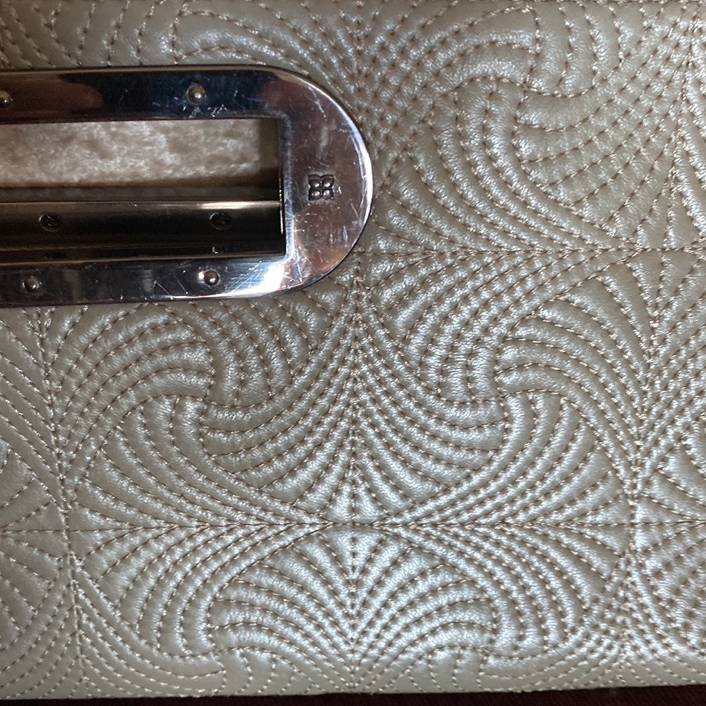 BCBGMAXAZRIA taupe clutch - Picture 2 of 7